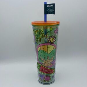 Disney Parks Starbucks Animal Kingdom Tumbler Cup Only Gift NO Mystery Pins